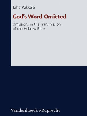 cover image of God's Word Omitted